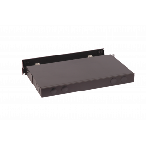 Бокс 19" на 4 кассеты MPO, 1U, черный